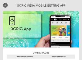 10CRIC mobile betting app