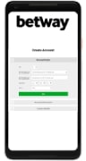 Betway mobile - create an account