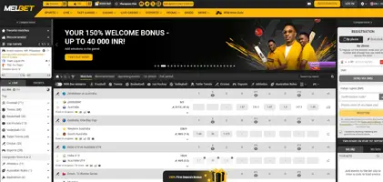 MelBet sports betting India